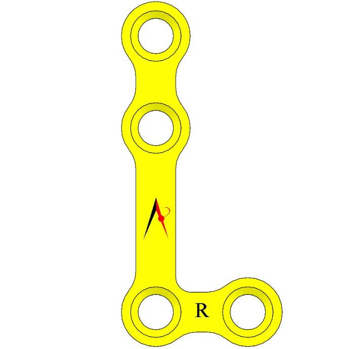 MINI PLATE L WITH BRIDGE RIGHT & LEFT