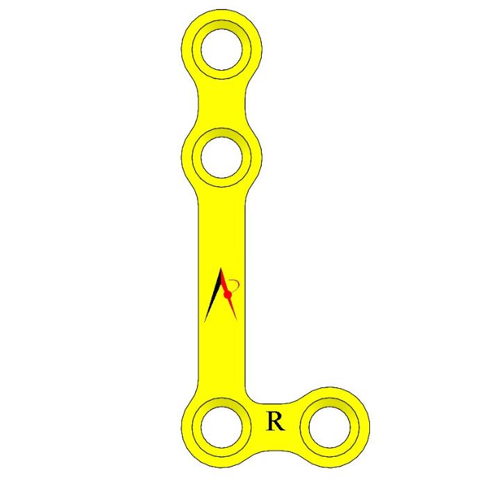 MINI PLATE L WITH LONG BRIDGE RIGHT & LEFT