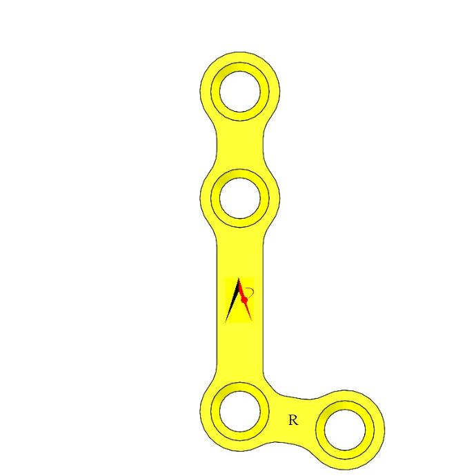 MINI PLATE L ANGLE  WITH BRIDGE RIGHT & LEFT