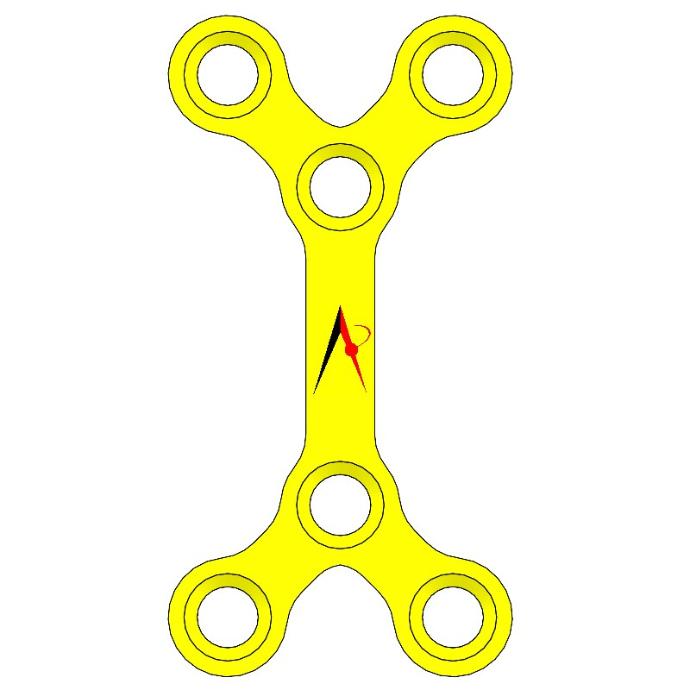 MINI PLATE DOUBLE Y WITH BRIDGE