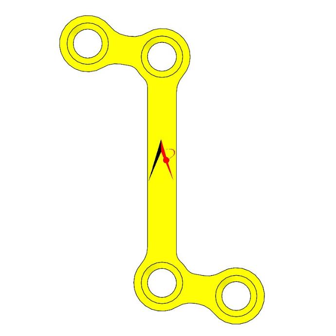 MINI PLATE Z LONG BRIDGE RIGHT & LEFT