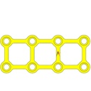 STRUT PLATE TITANIUM