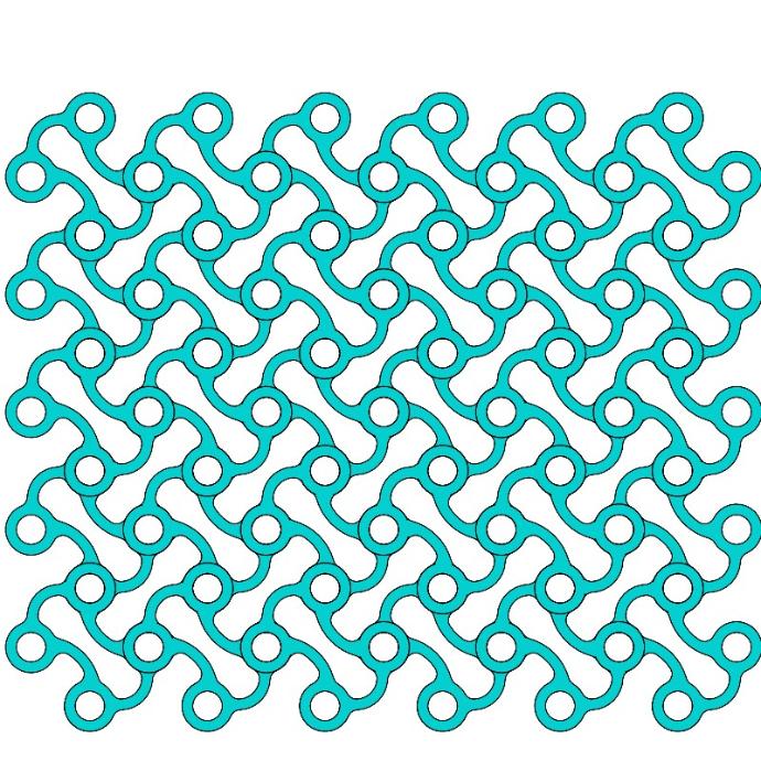 MESH PLATE TITANIUM 1.3