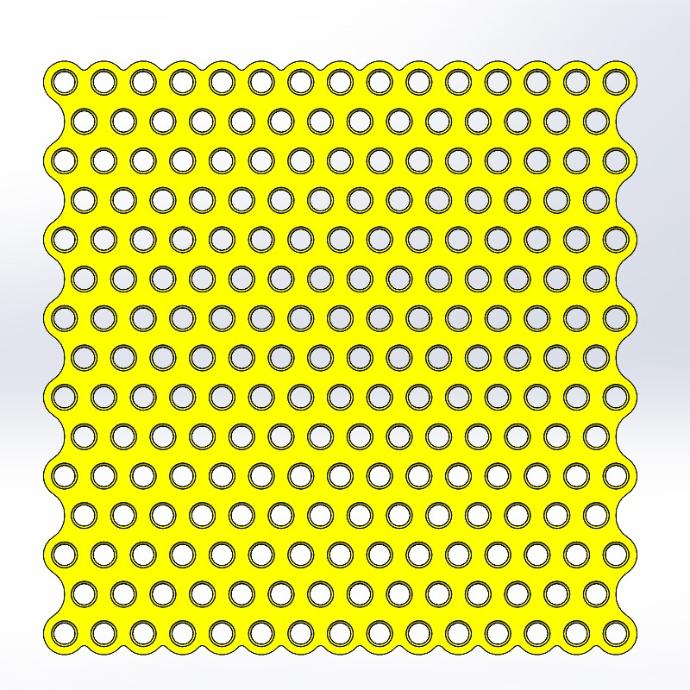 MESH PLATE TITANIUM