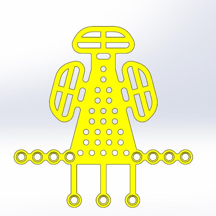 MIDFACE UNIVERSAL ORBITAL FLOOR PLATE TITANIUM