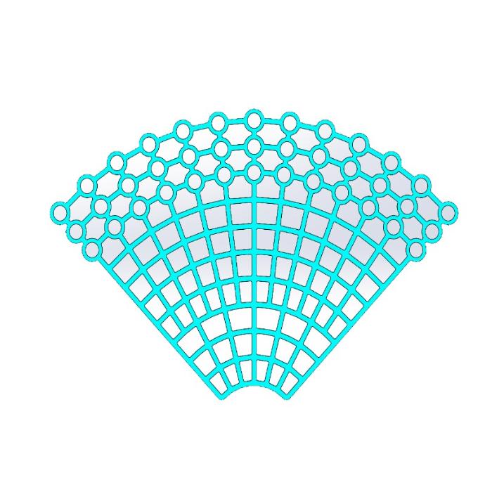 MIDFACE ORBITAL MESH PLATE TITANIUM
