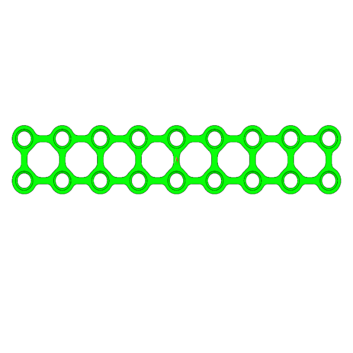 STRUT PLATE TITANIUM