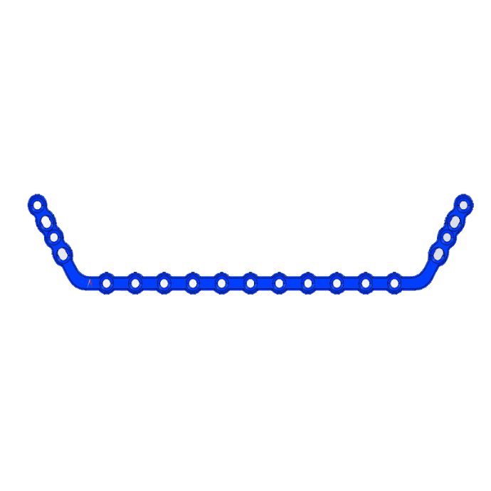 RECONSTRUCTION FULL MANDIBULAR PLATE TITANIUM