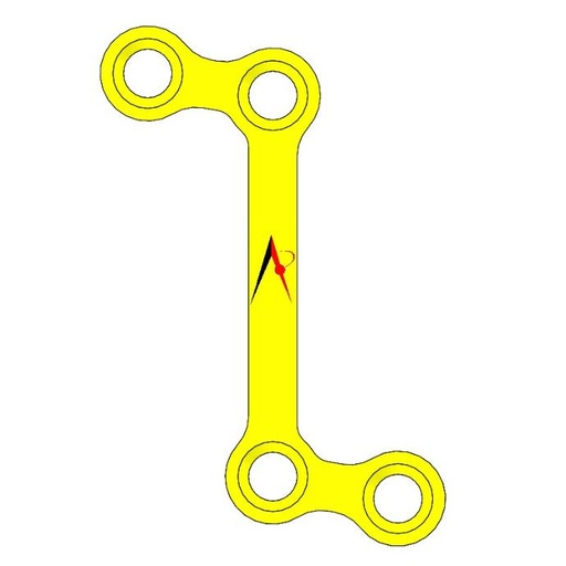 MINI PLATE Z LONG BRIDGE RIGHT & LEFT