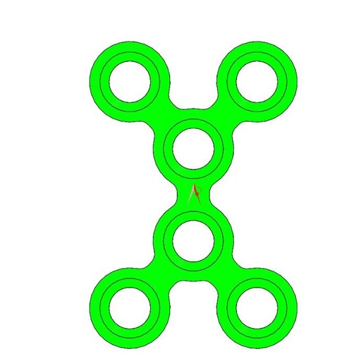 MEDIUM PLATES DOUBLE Y W/O BRIDGE TITANIUM