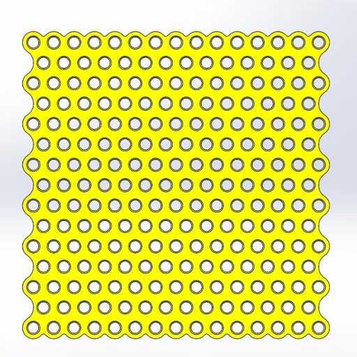 MESH PLATE TITANIUM