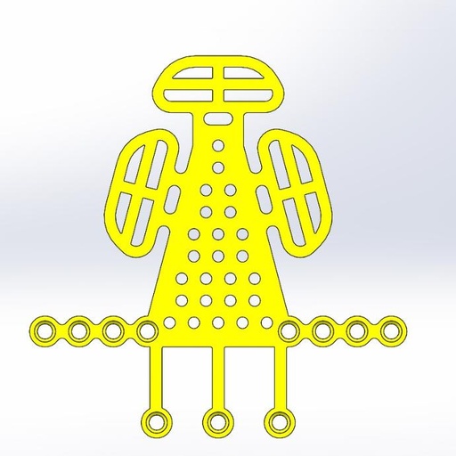 MIDFACE UNIVERSAL ORBITAL FLOOR PLATE TITANIUM