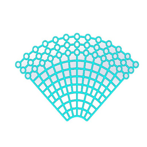MIDFACE ORBITAL MESH PLATE TITANIUM