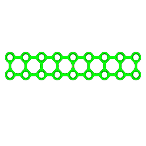STRUT PLATE TITANIUM